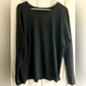 Lululemon, Swiftly Breathe, long sleeve, no tag but is a size 10.